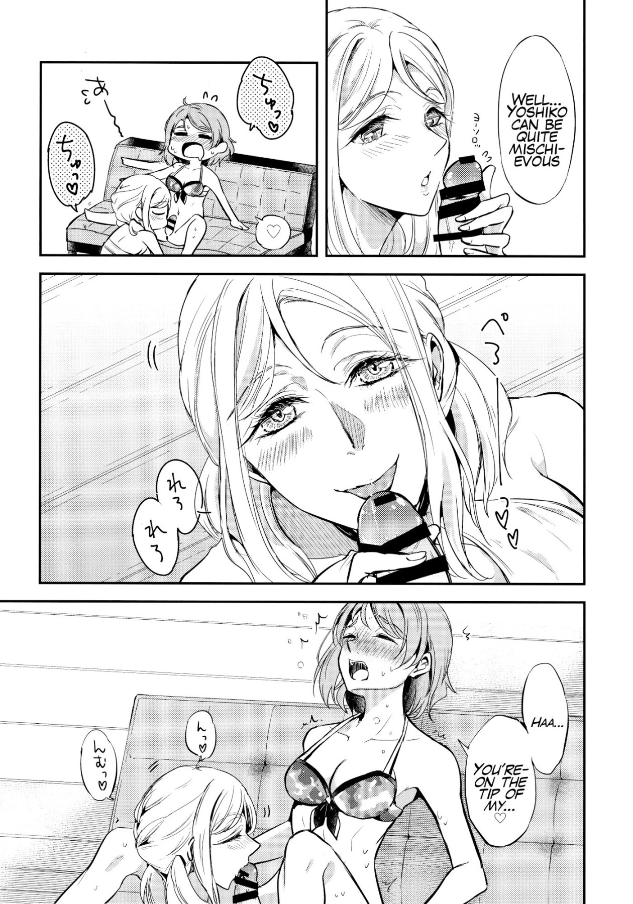 Hentai Manga Comic-What Happens When You Get Hard At The Beach-Read-7